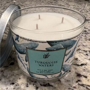 Bath & Body Works: 14.5 oz 3-Wick Candle: Turquoise Waters